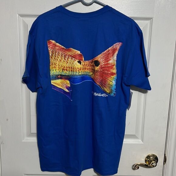 🔥🐠 “NWT” BEAFISH (be-a-fish) Graphic Tee - NEW Mens L - Huge back hit graphics - Picture 6 of 12